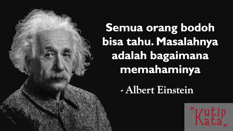 Kata Kata Bijak SIngkat - Albert Einstein