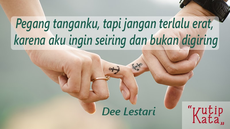 Kata kata sindiran cinta - Dee Lestari